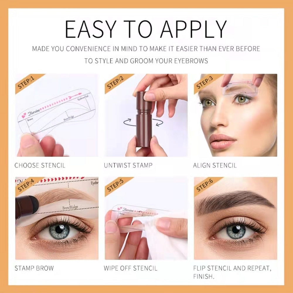Professional One Step Eyebrow Stamp Shaping Kit - Skinbae Co